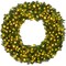 Best Choice Products Artificial Pre-Lit Fir Christmas Wreath Decoration w/ LED Lights